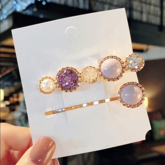 Geometric Hair Clips - Picture 1 of 1